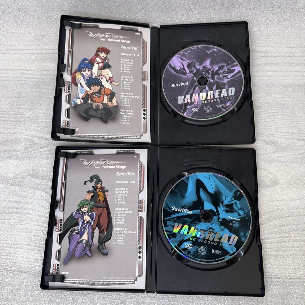 Vandread Vol 1-4 & Vandread Second Stage Vol 1-4 (DVD, 8 Discs Total) Anime - Picture 11 of 15